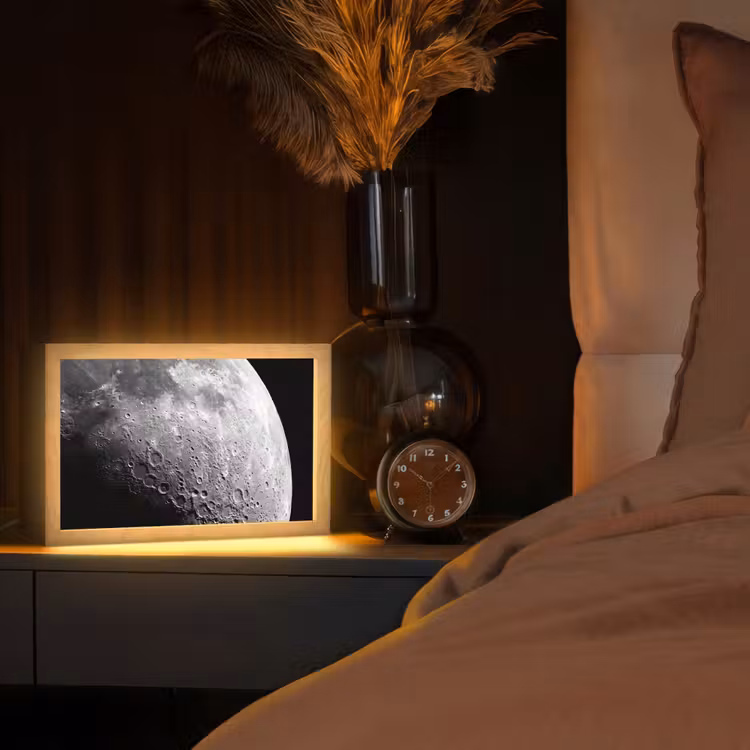 Tafellamp - Maan - Kraters - Ruimte — 2