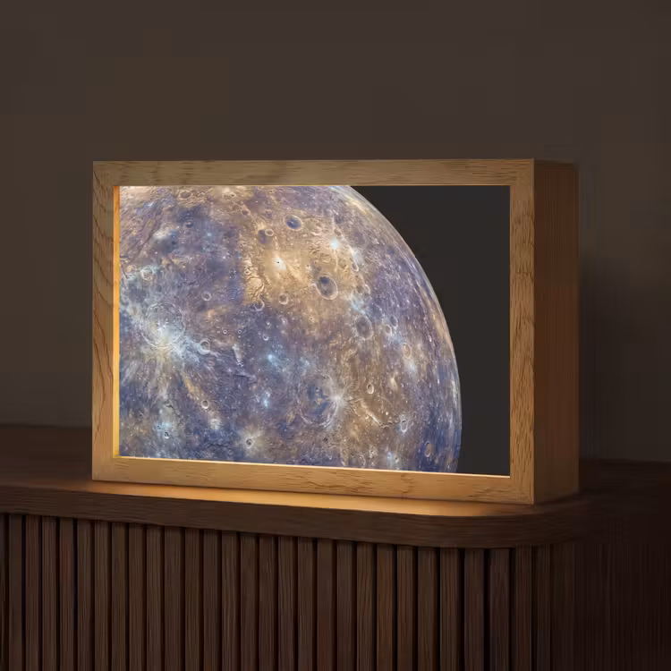 Tafellamp - Planeet - Kraters - Ruimte — 1