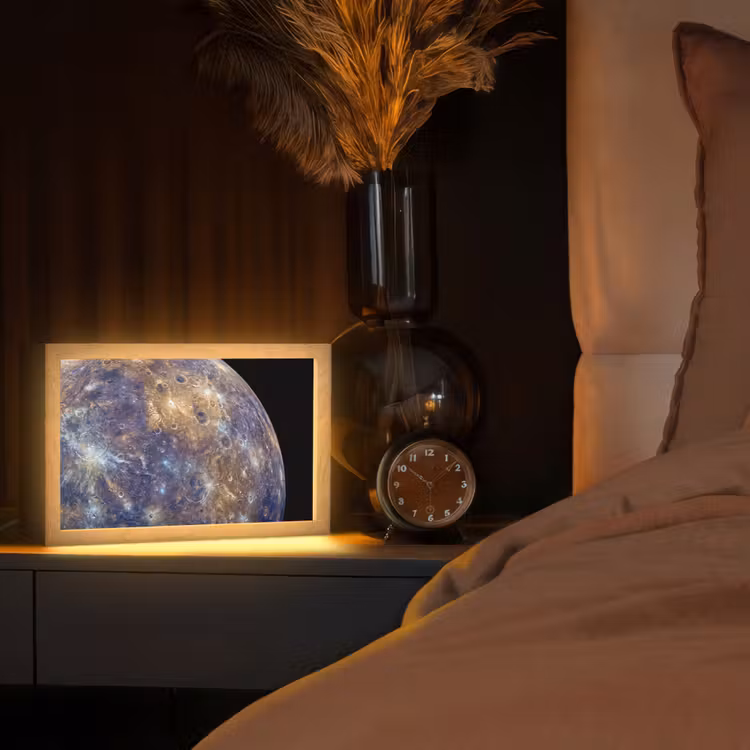 Tafellamp - Planeet - Kraters - Ruimte — 2
