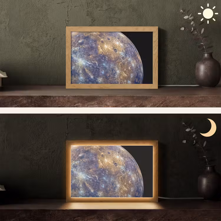 Tafellamp - Planeet - Kraters - Ruimte — 5