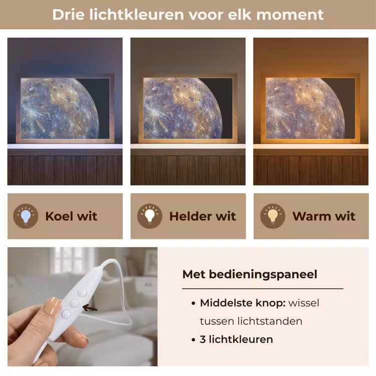 Tafellamp - Planeet - Kraters - Ruimte — 6