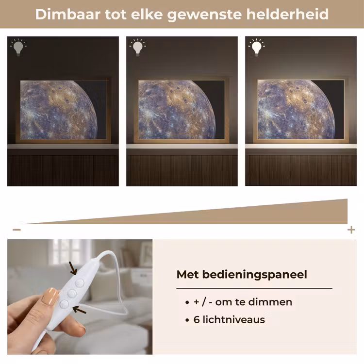 Tafellamp - Planeet - Kraters - Ruimte — 8
