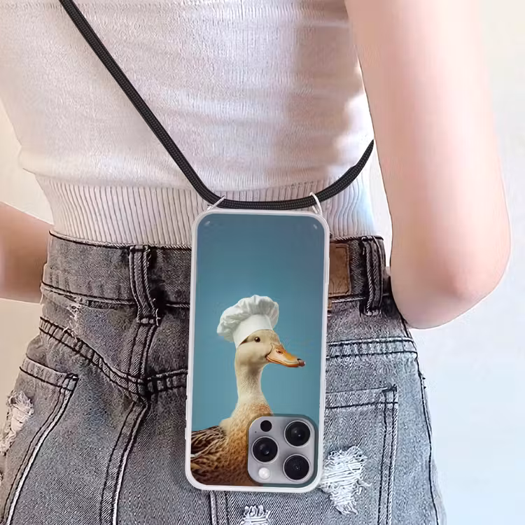 Telefoonhoesje crossbody - Eend - Koksmuts - Cute - Vogel — 5