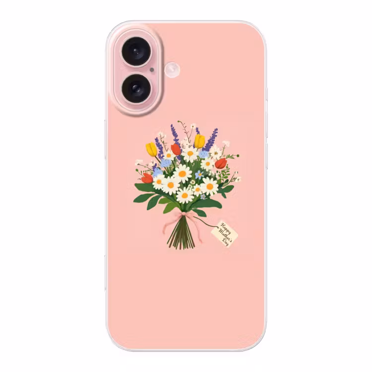 Telefoonhoesje - Bloemen - Lint - Kaartje — 1
