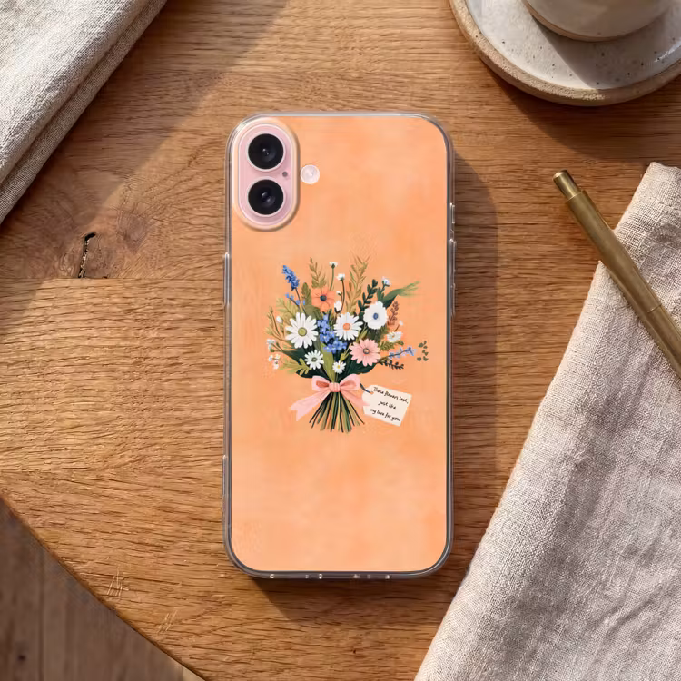 Telefoonhoesje - Boeket - Strikje - Quote — 2