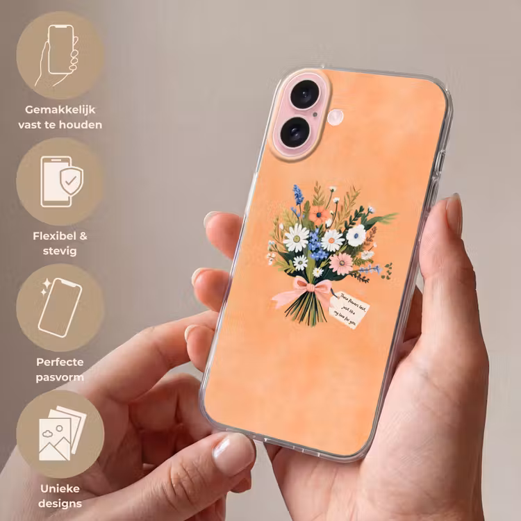 Telefoonhoesje - Boeket - Strikje - Quote — 4