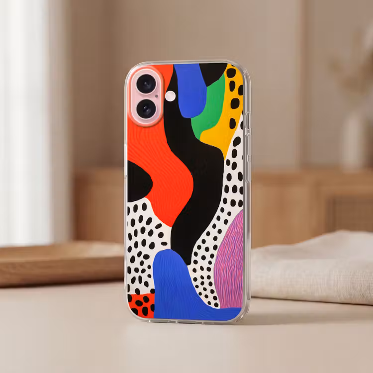 Telefoonhoesje - Abstract - Vormen - Kleuren - Stippen — 3