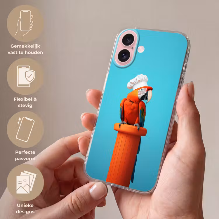 Telefoonhoesje - Ara - Koksmuts - Sokkel - Grappig — 4