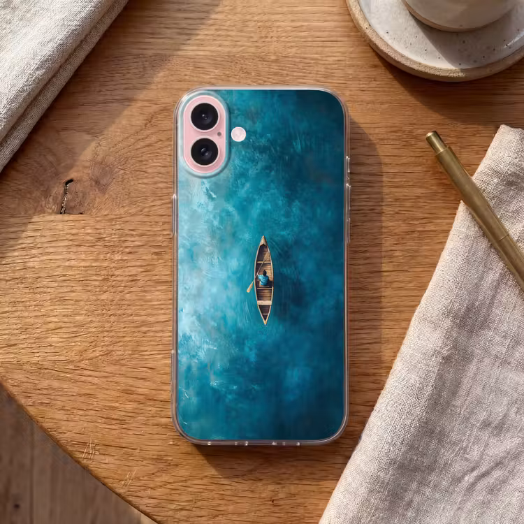 Telefoonhoesje - Bootje - Water - Blauw — 2