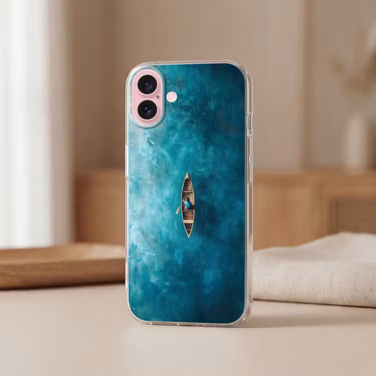Telefoonhoesje - Bootje - Water - Blauw — 3