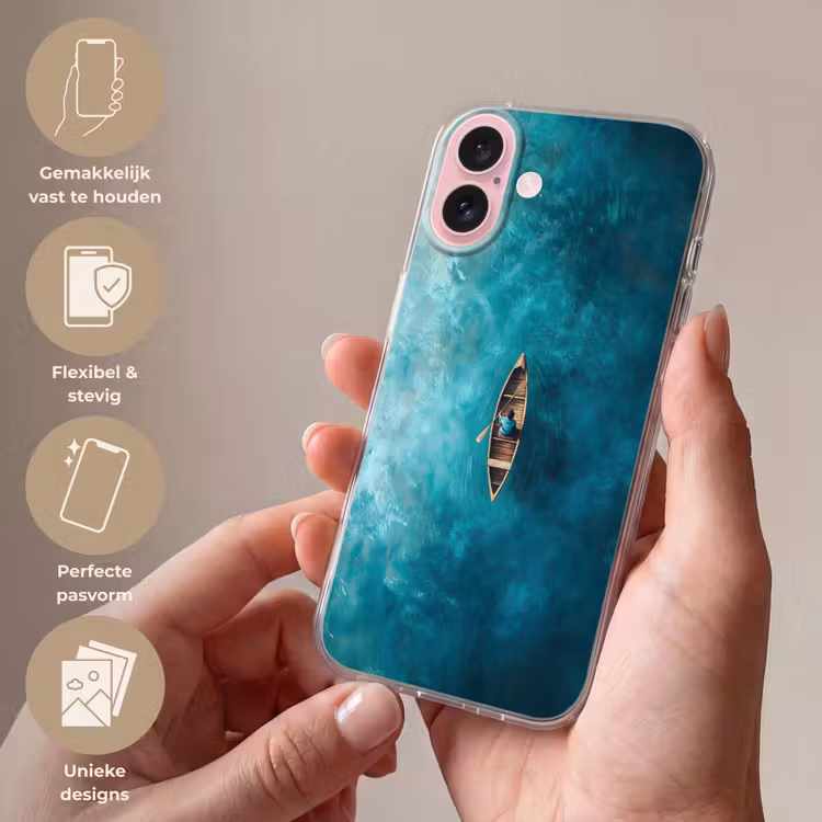 Telefoonhoesje - Bootje - Water - Blauw — 4