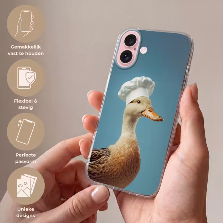 Telefoonhoesje - Eend - Koksmuts - Cute - Vogel — 4