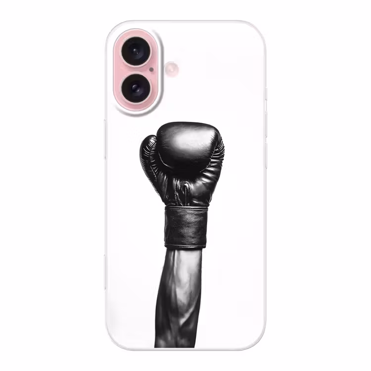 Telefoonhoesje - Bokshandschoen - Zwart - Hand — 1