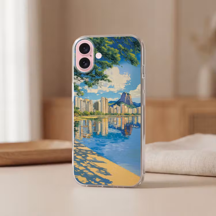 Telefoonhoesje - Berg - Skyline - Strand - Water — 3