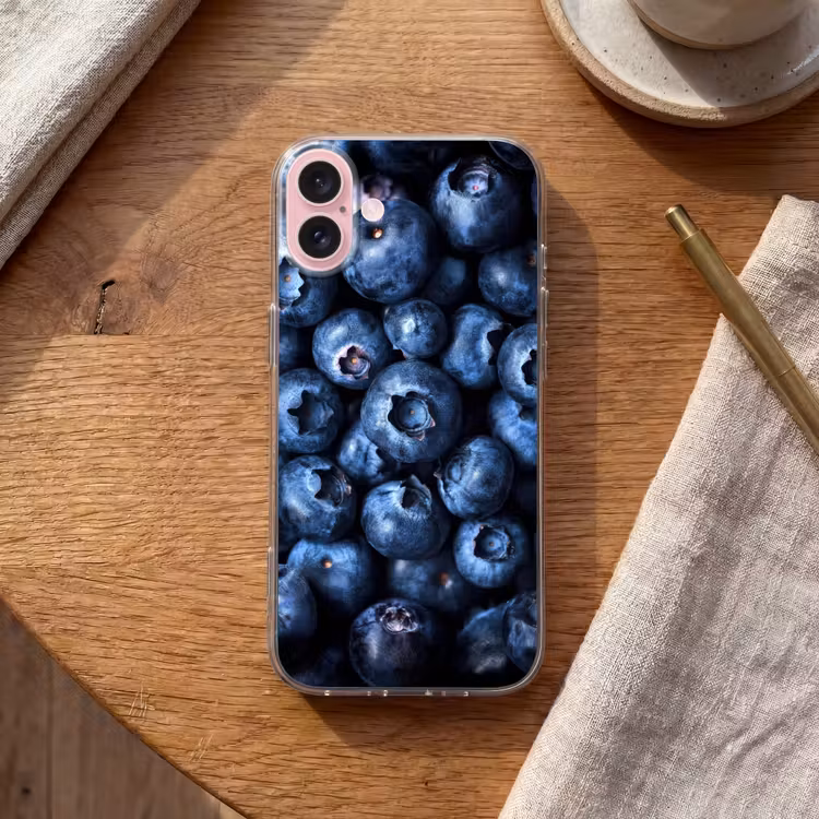 Telefoonhoesje - Bessen - Blauw - Fruit — 2