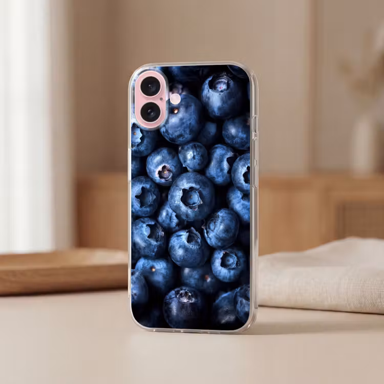 Telefoonhoesje - Bessen - Blauw - Fruit — 3