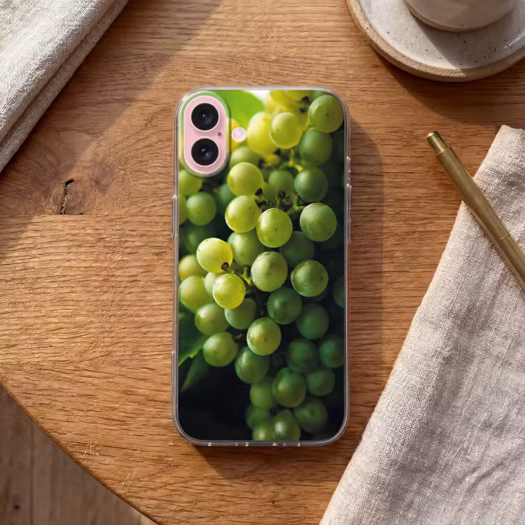 Telefoonhoesje - Druiven - Tros - Groen — 2