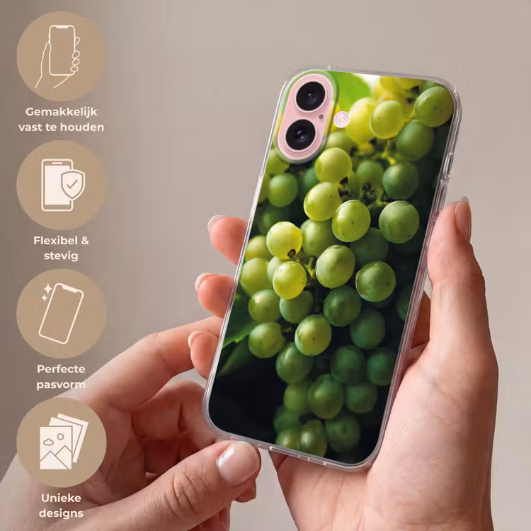 Telefoonhoesje - Druiven - Tros - Groen — 4