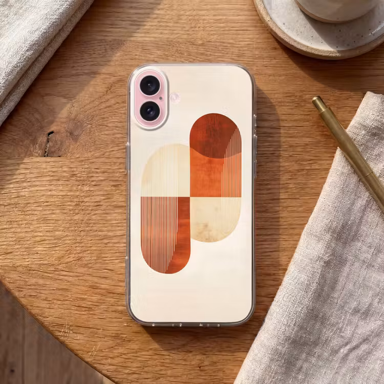 Telefoonhoesje - Bogen - Beige - Vormen — 2