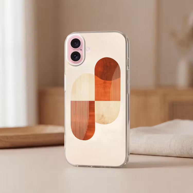 Telefoonhoesje - Bogen - Beige - Vormen — 3