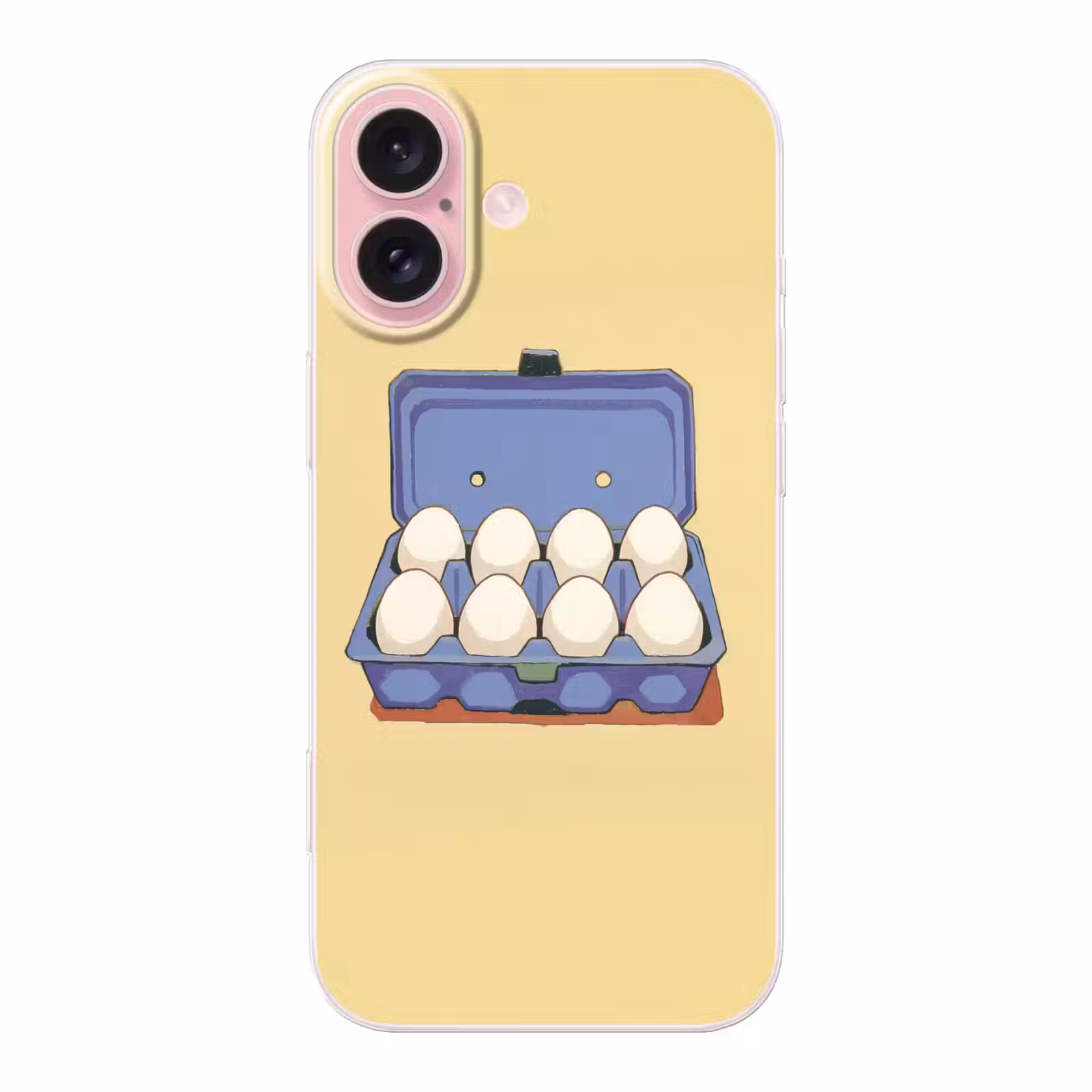 Telefoonhoesje - Eieren - Doos - Minimalistisch - Blauw — 1