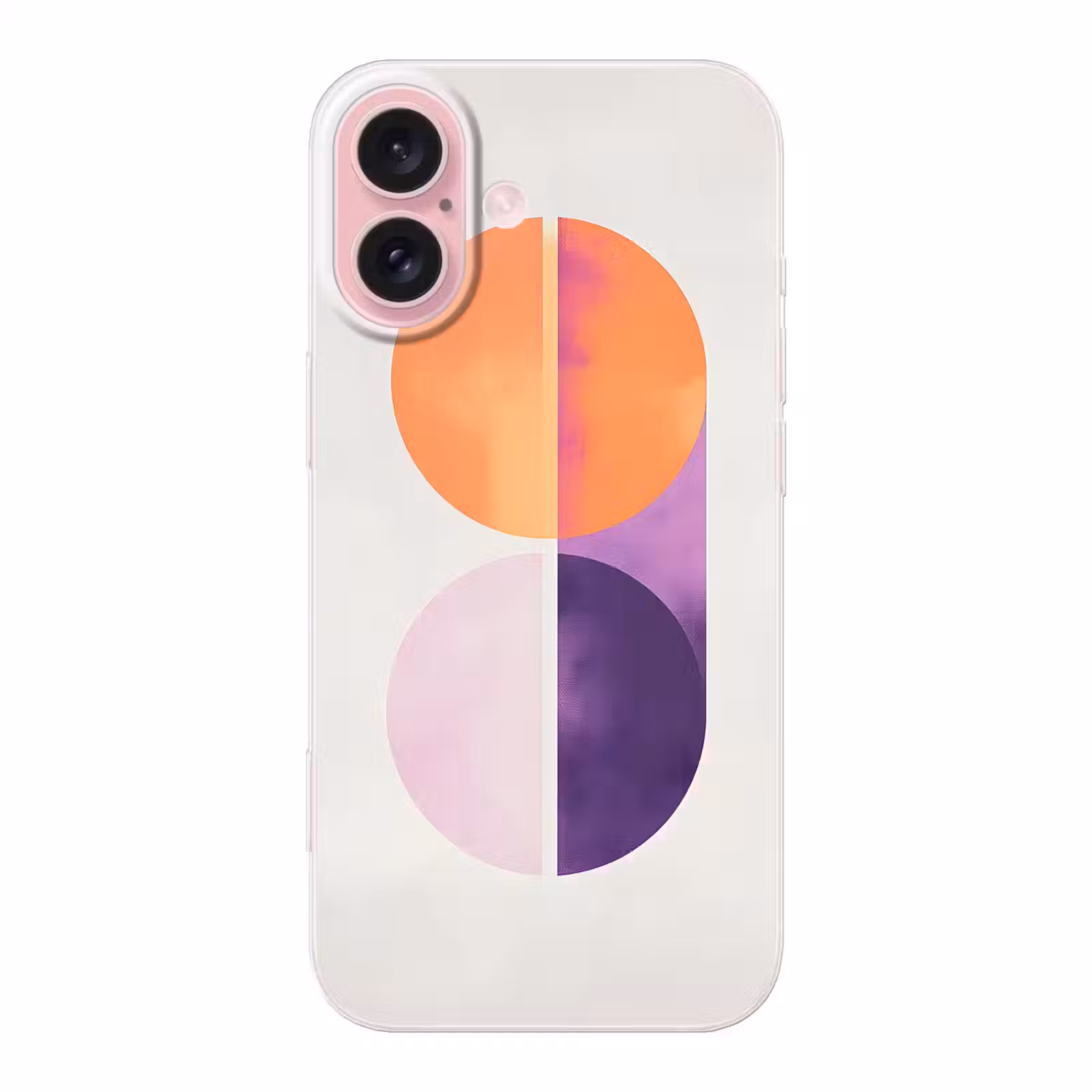 Telefoonhoesje - Cirkels - Abstract - Paars — 1