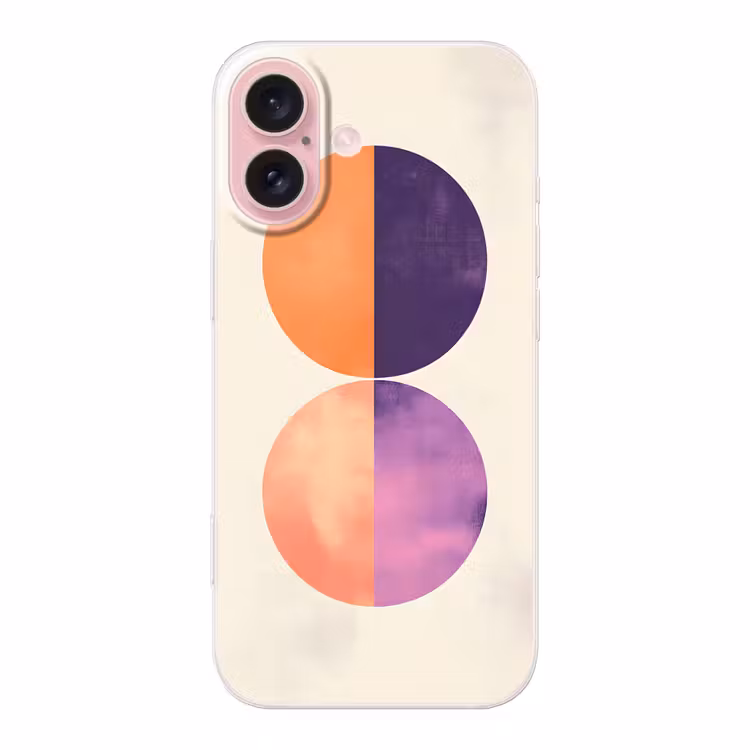 Telefoonhoesje - Abstract - Cirkels - Paars — 1