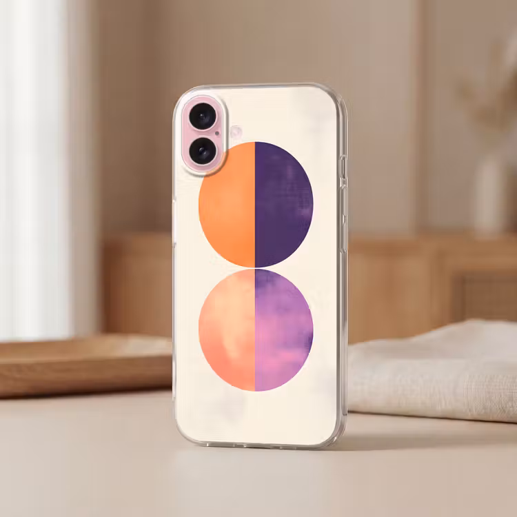 Telefoonhoesje - Abstract - Cirkels - Paars — 3