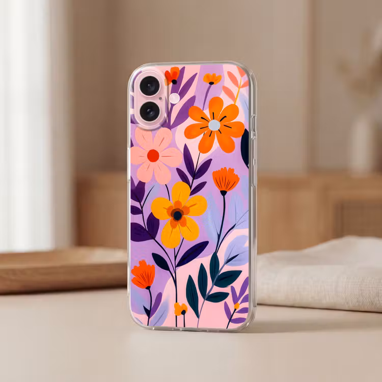 Telefoonhoesje - Bloemen - Kleurrijk - Bladeren — 3