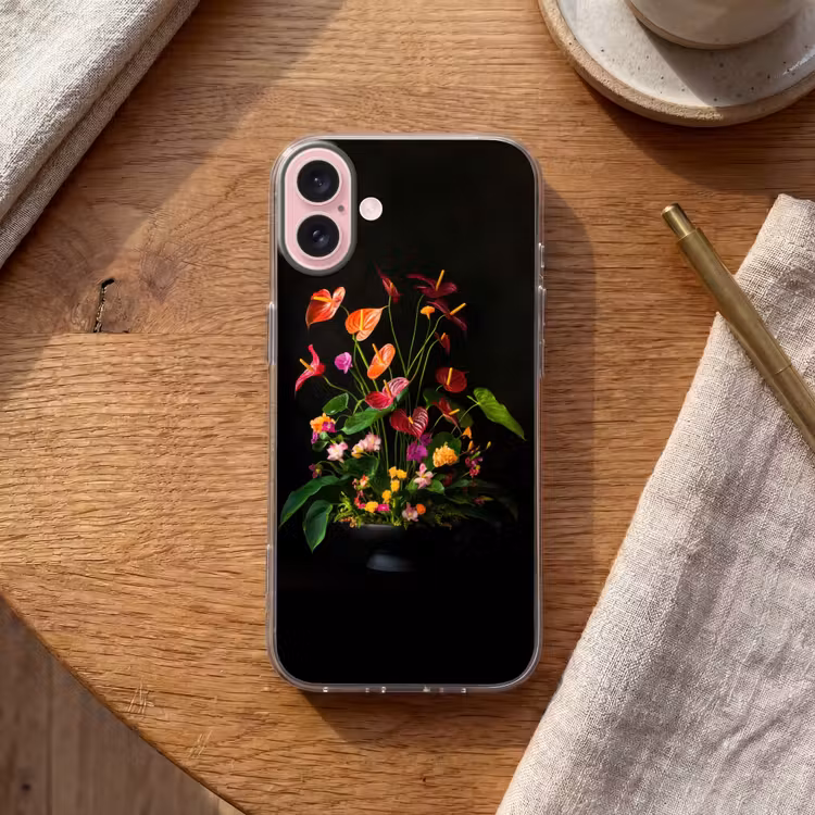 Telefoonhoesje - Bloemen - Vaas - Kleurrijk — 2