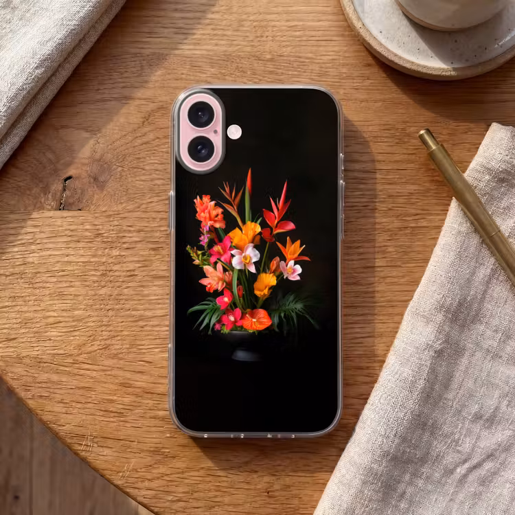 Telefoonhoesje - Boeket - Bloemen - Exotisch — 2