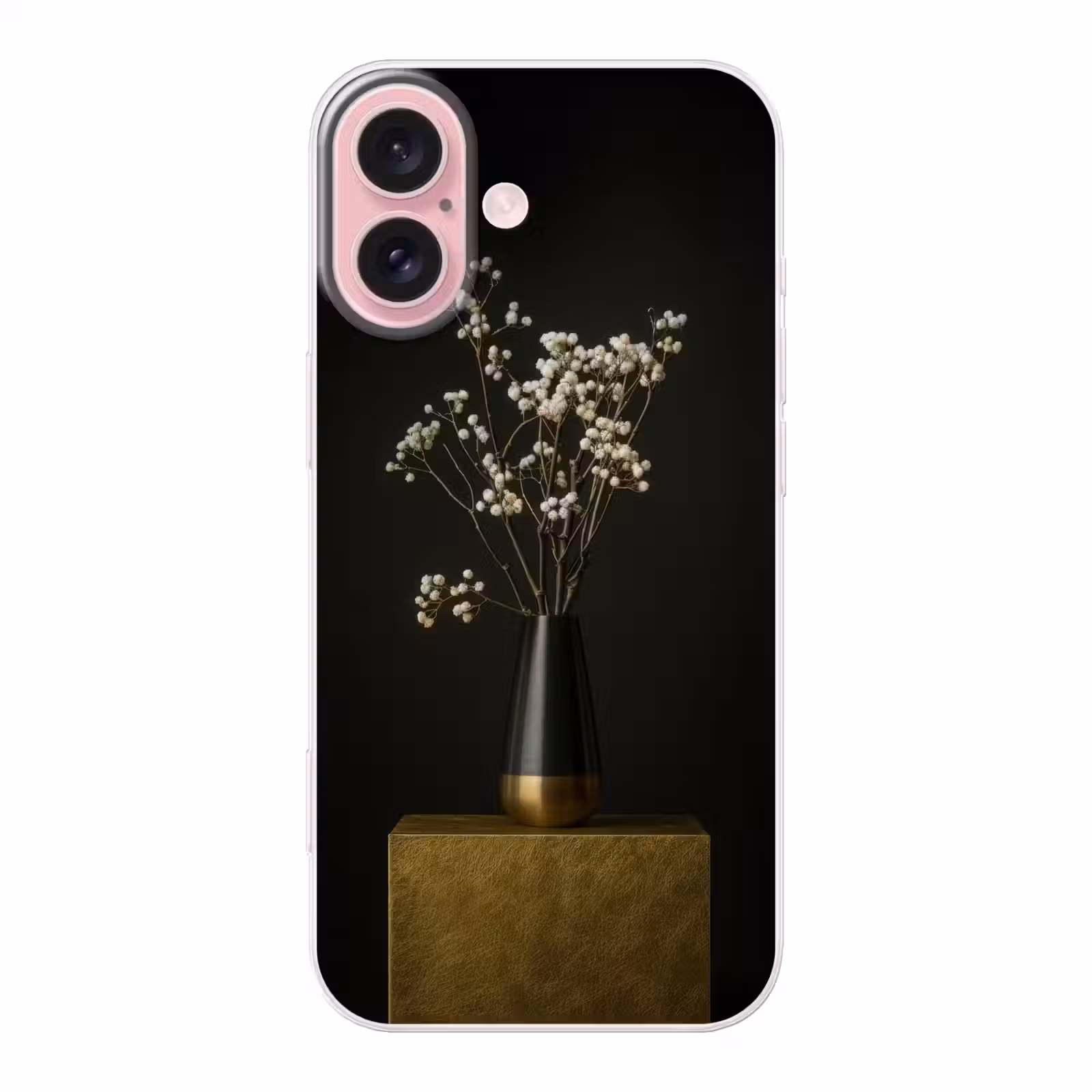 Telefoonhoesje - Bloembollen - Wit - Vaas - Minimalistisch — 1