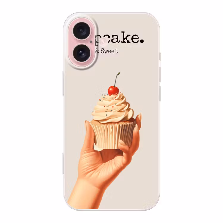 Telefoonhoesje - Cupcake - Zoet - Kers — 1