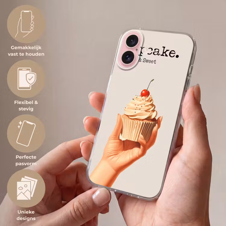 Telefoonhoesje - Cupcake - Zoet - Kers — 4