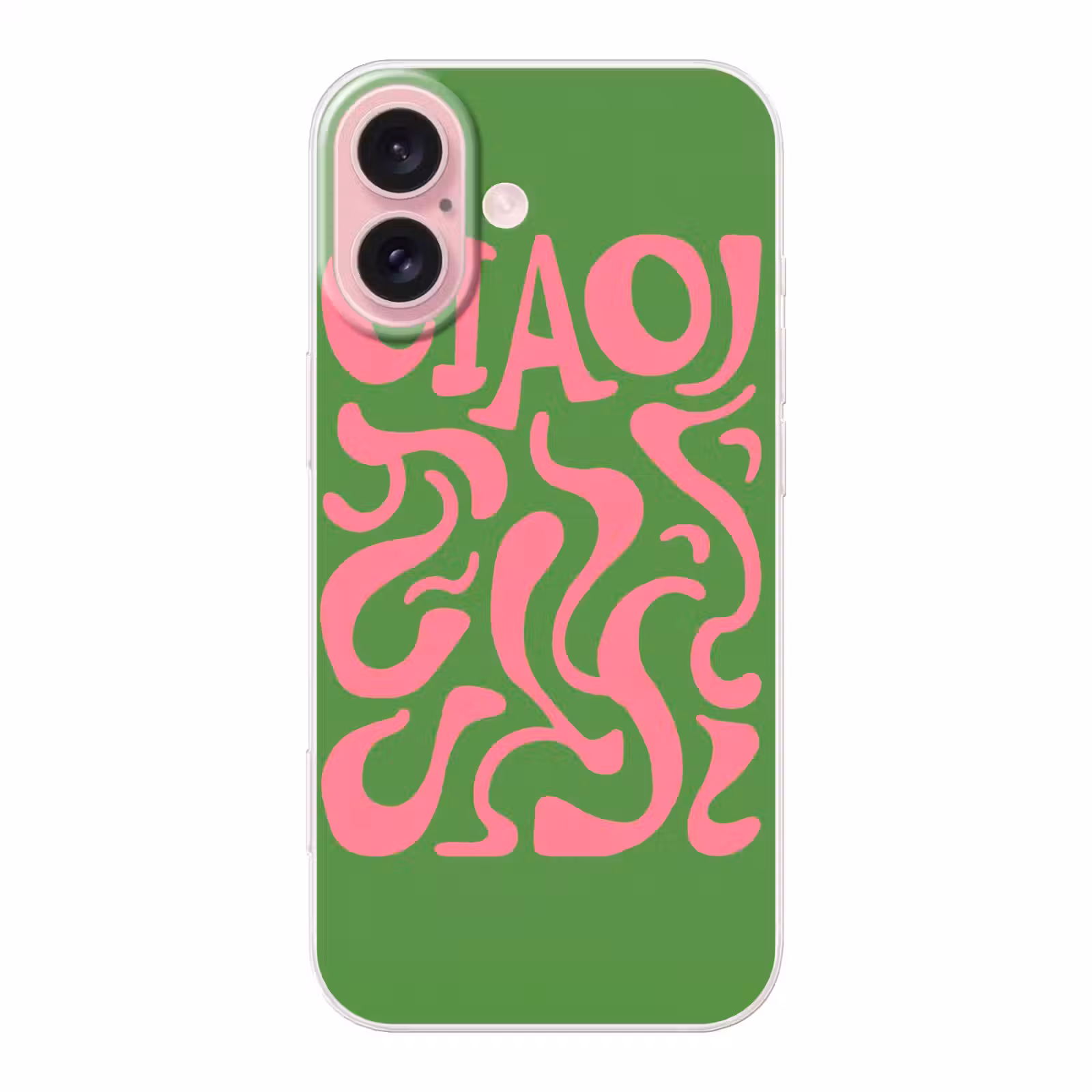 Telefoonhoesje - Abstract - Roze - Ciao - Vormen — 1
