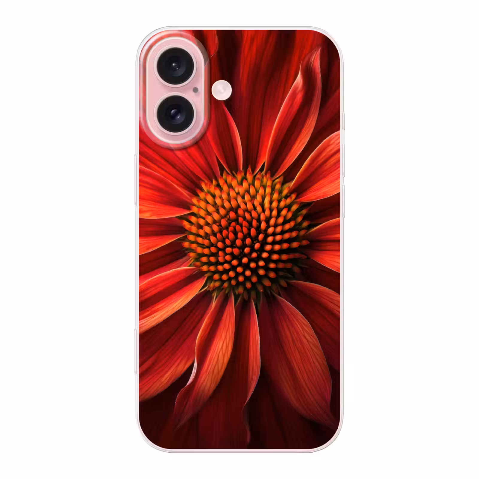 Telefoonhoesje - Close up - Bloem- Rood — 1