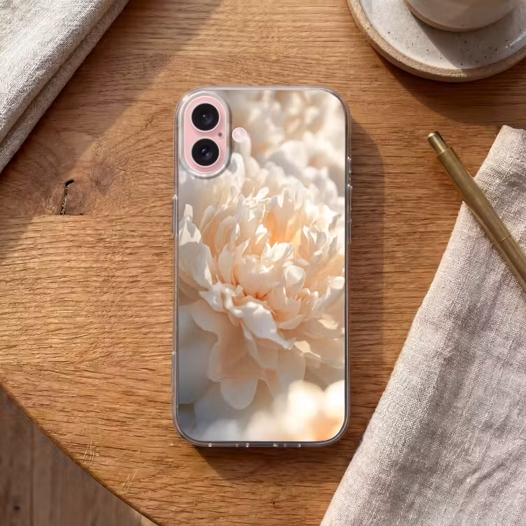 Telefoonhoesje - Close up - Pioenroos - Lichtroze — 2