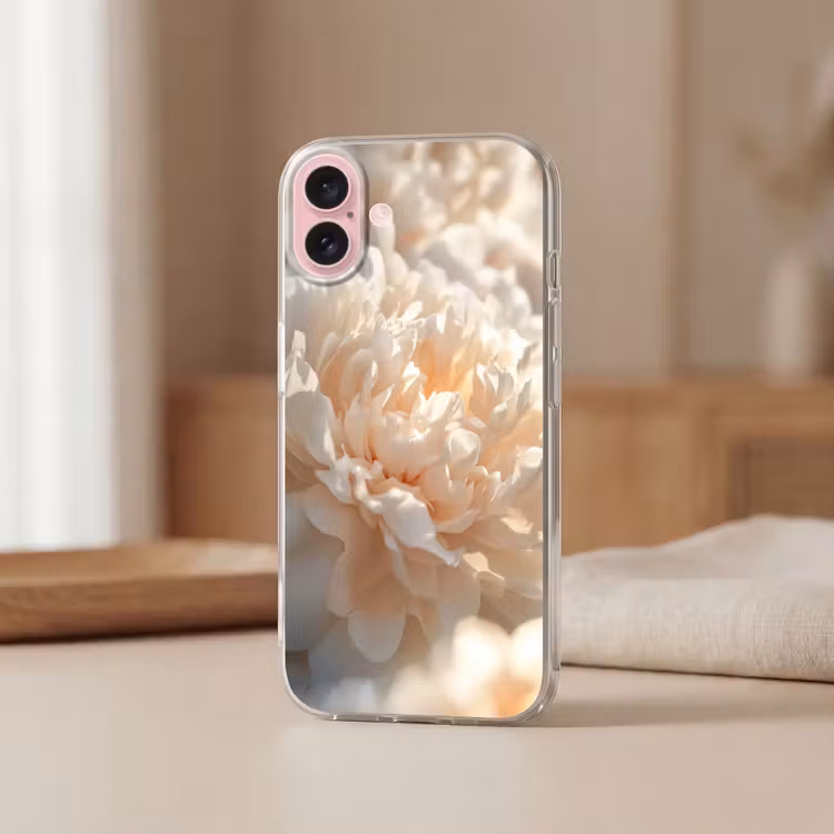 Telefoonhoesje - Close up - Pioenroos - Lichtroze — 3
