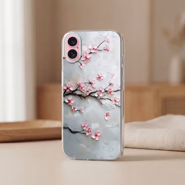 Telefoonhoesje - Bloesem - Kunstzinnig - Roze - Sakura — 3