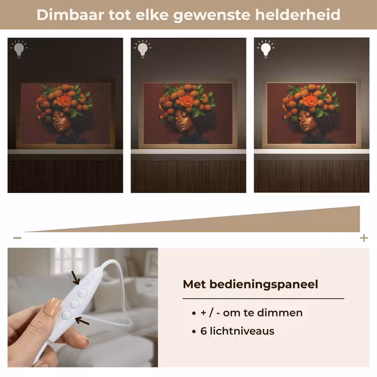 Tafellamp - Vrouw - lychee - exotisch — 8