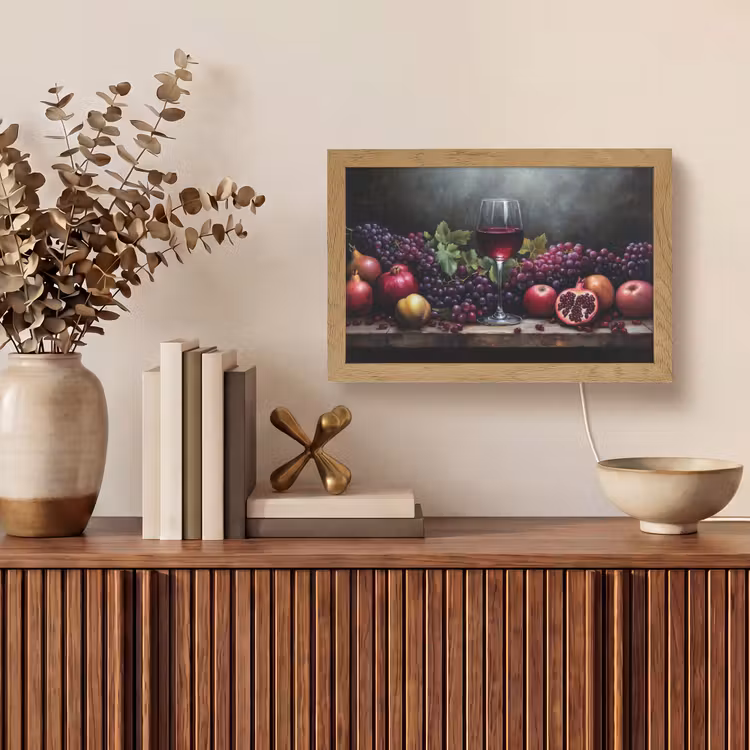 Tafellamp - Wijn - Fruit - Stilleven — 3