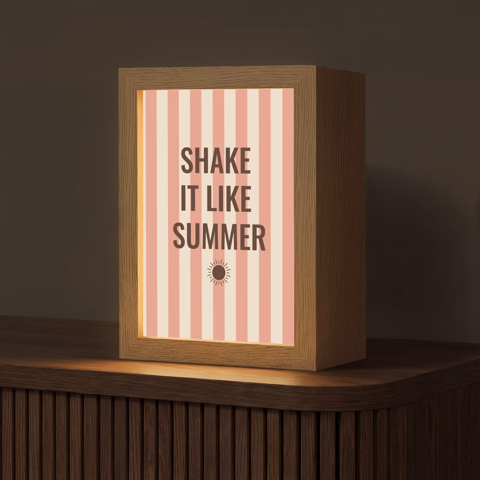 Tafellamp - Zomer - Quote - Strepen — 1