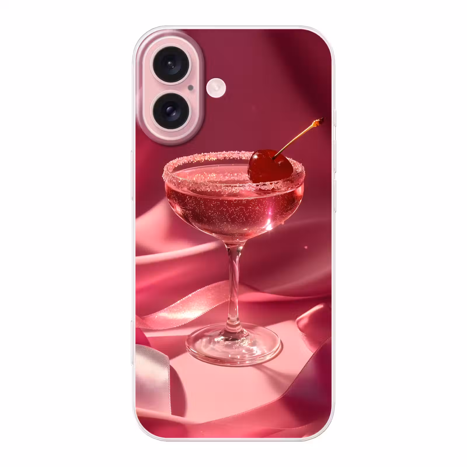 Telefoonhoesje - Cocktail - Pink - Luxe — 1