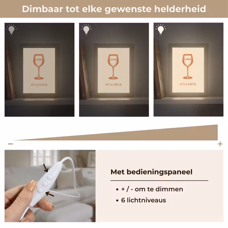 Tafellamp - Wijn - Zomer - Quote - Oranje — 7