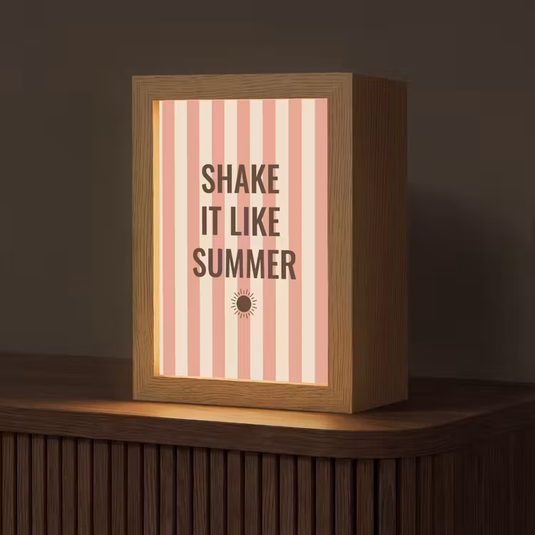 Tafellamp - Zomer - Quote - Strepen — 1