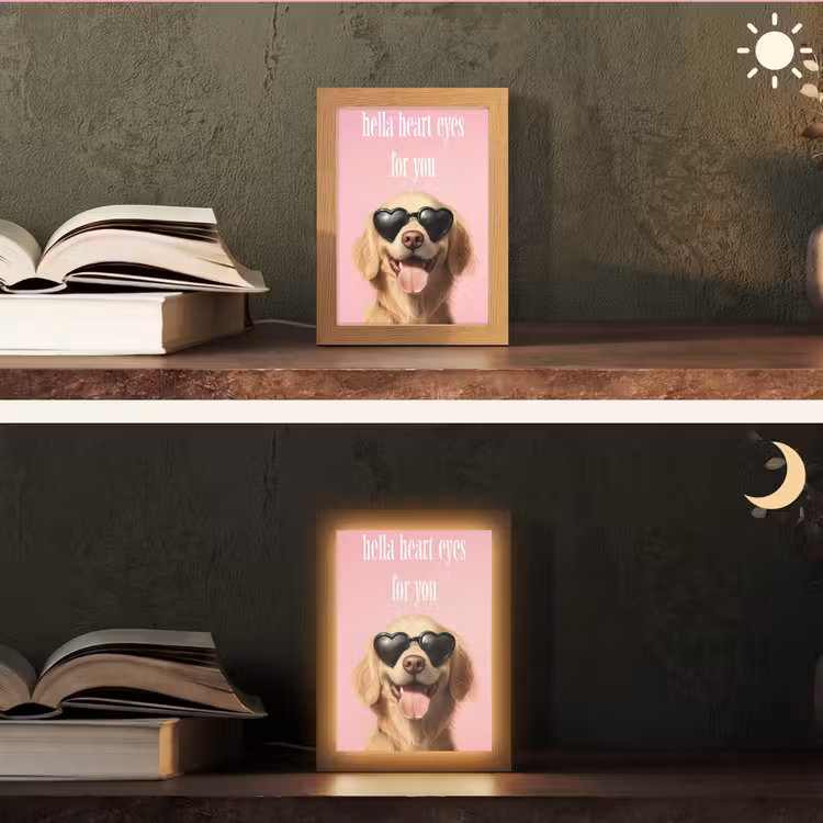 Tafellamp - Zonnebril - Hartjes - Hond - Valentijn — 5