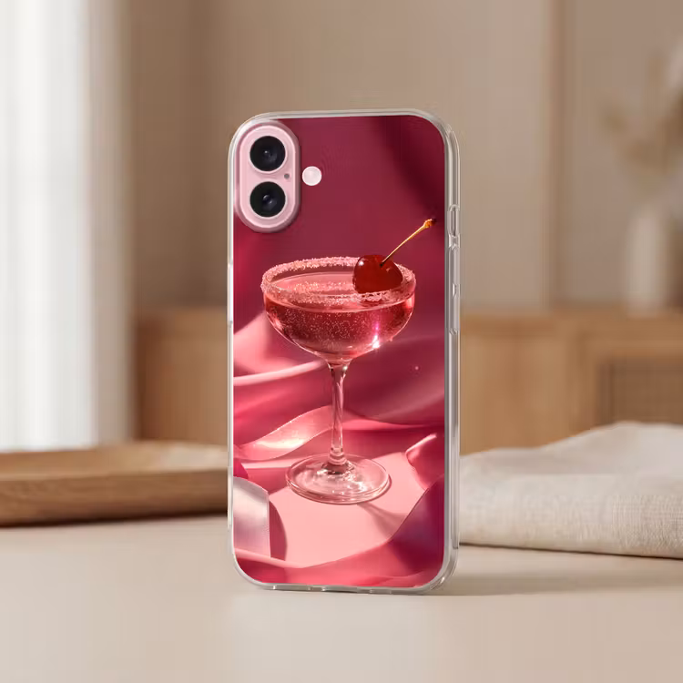 Telefoonhoesje - Cocktail - Pink - Luxe — 3