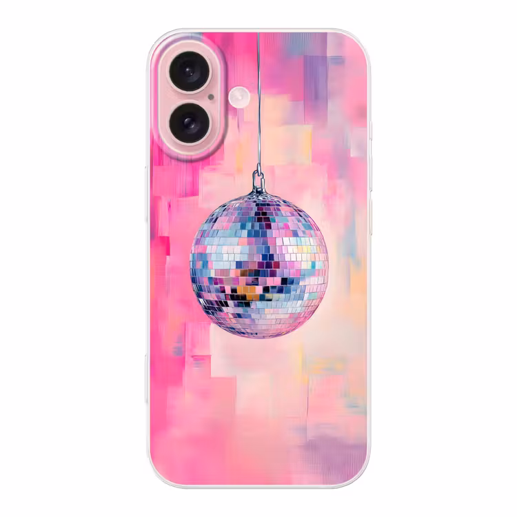Telefoonhoesje - Discobal - Pink - Verf — 1