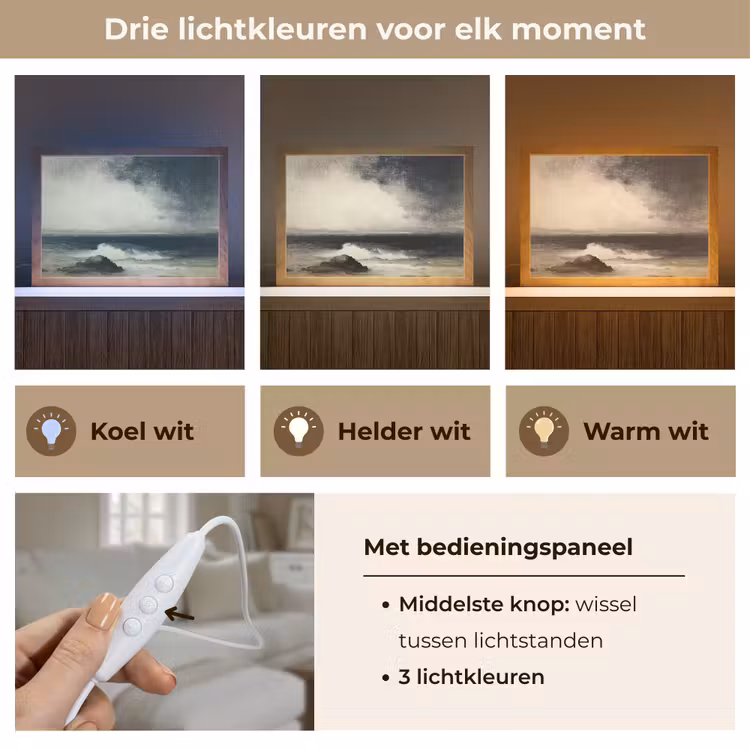 Tafellamp - Zee - Rotsen - Storm — 6