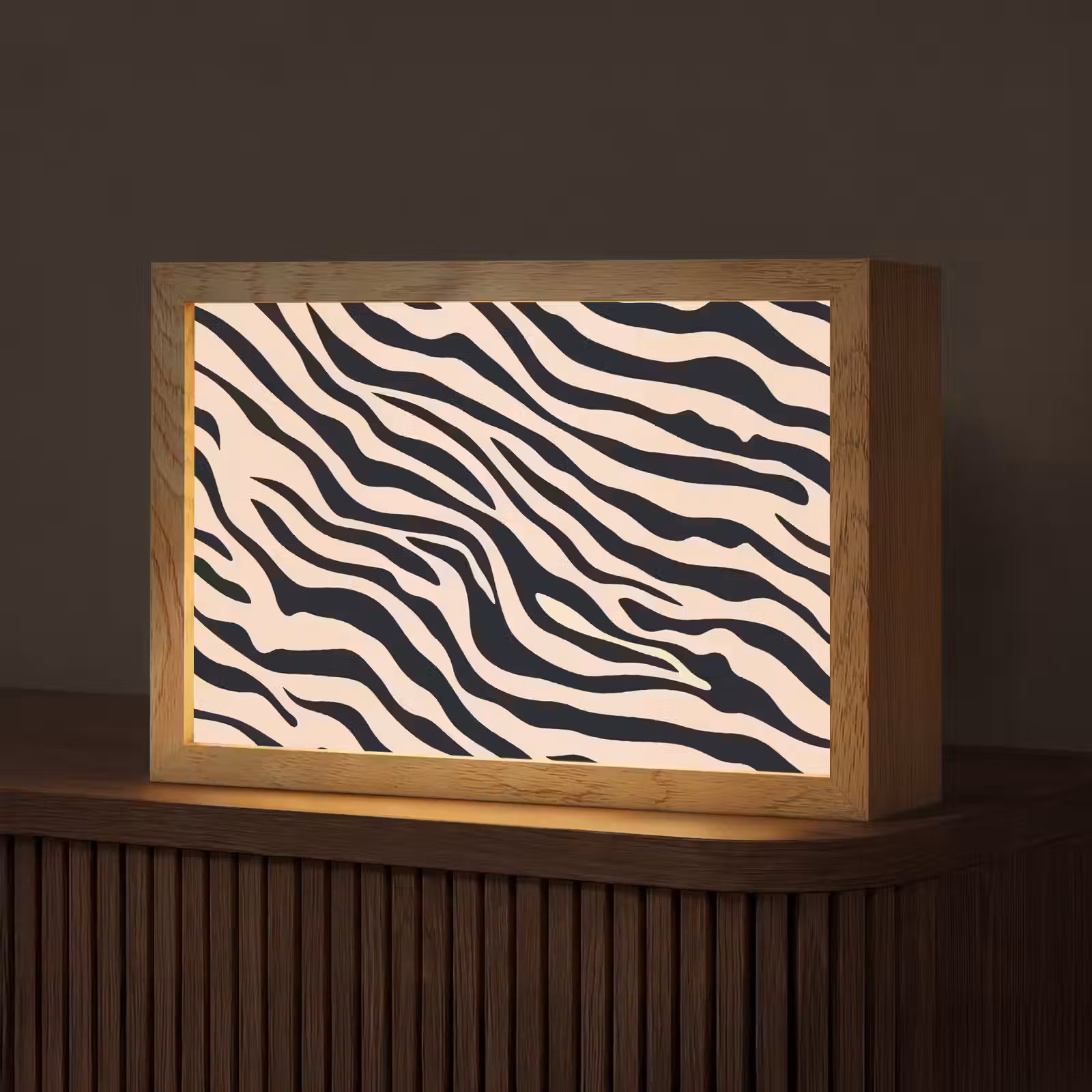 Tafellamp - Zebraprint - Dynamisch - Roze — 1